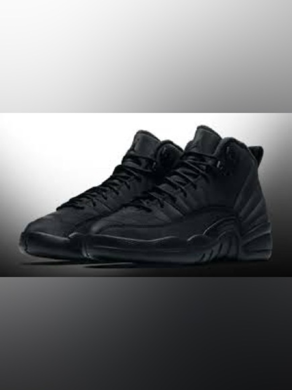 Jordan 12 Retro Winterized Triple Black Men’s Sz 9